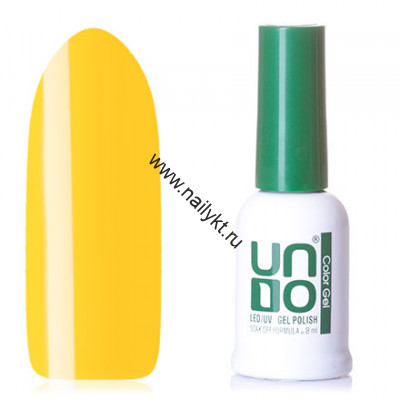 Гель-лак "Uno" - 014 Желтый - Yellow, 8мл