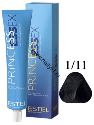 Крем-краска для волос Estel Princess Essex 1/11, Сине-черный, 60мл
