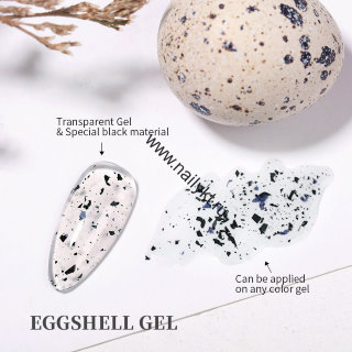 Топ для гель-лака 50992 Eggshell Gel (топ с эффектом перепелиного яйца), Born Pretty, 6 мл