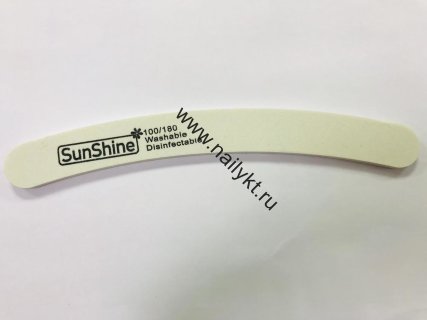 Пилка Sunshine WHITE бумеранг 100/180