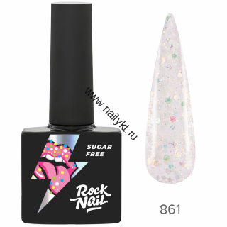 Гель-лак RockNail Sugar Free 861 Orbit Bez Sahara