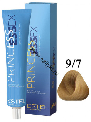 Крем-краска для волос Estel Princess Essex 9/7, Блондин Бежевый, 60мл