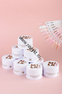 Бескислотный холодный гель для моделирования и укрепления Milk Modeling cool gel 09 Almond 15г