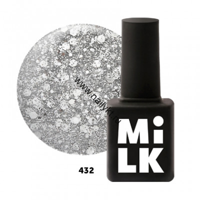 Гель-лак Milk Shine Bright 432 Silver Nails 9мл
