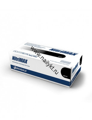 Перчатки нитриловые XS 50 пар (100шт.) "Нитримакс" NitriMax черные