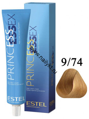 Крем-краска для волос Estel Princess Essex 9/74, Блондин коричнево-медный, 60мл
