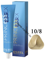 Крем-краска для волос Estel Princess Essex 10/8, Светлый блондин Жемчужный, 60мл