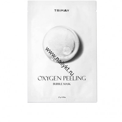 Тканевая очищающая кислородная маска для лица TRIMAY Oxygen Peeling Bubble Mask(27 мл)