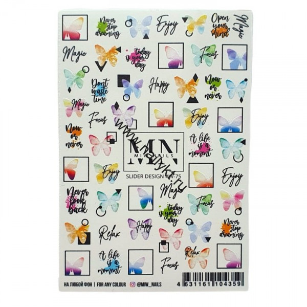 Slider Design W-075 Miw Nails