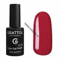 Гель-лак Grattol Color Gel Polish  - тон №021 Red Wine (9мл)