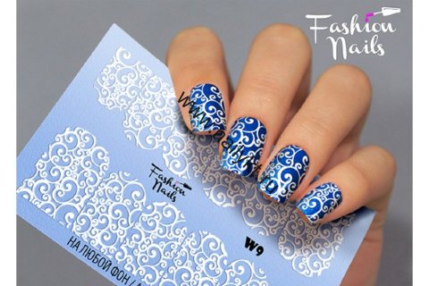 Слайдер-дизайн Fashion Nails White 009