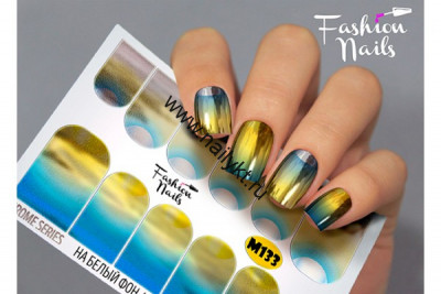 Слайдер-дизайн Fashion Nails Metallic 133