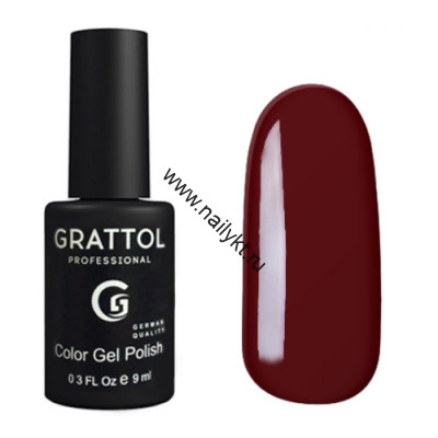 Гель-лак Grattol Color Gel Polish  - тон №023 Red Brown (9мл)