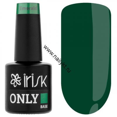 База каучуковая цветная Only Base, (25 Emerald (Изумруд)) IRISK 10мл