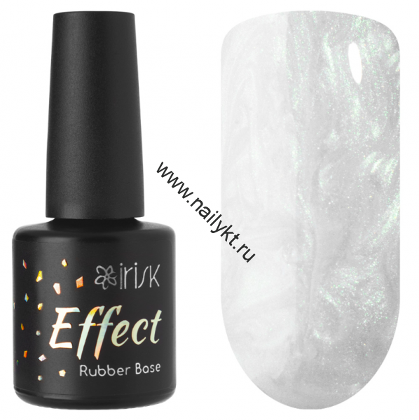 База каучуковая с эффектами Effect Rubber Base, 10мл (01 Жемчужная Лилия) IRISK