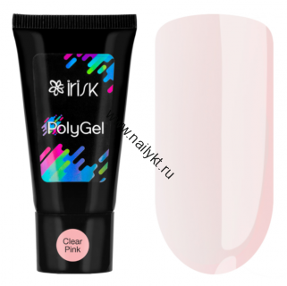 Полигель PolyGel, 30гр (в тубе) (03 Clear Pink) IRISK