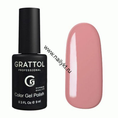 Гель-лак Grattol Color Gel Polish  - тон №050 Pink Beige (9мл)