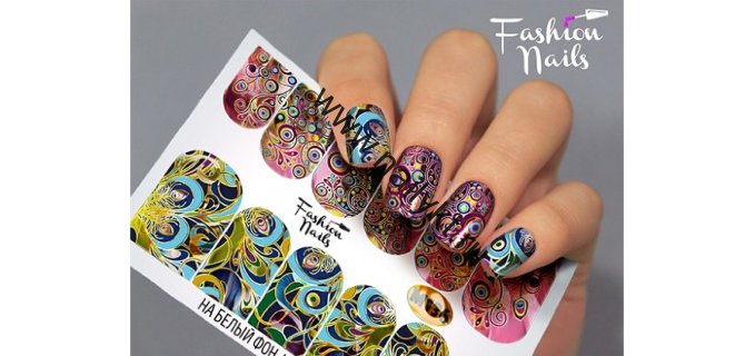 СКИДКА!!! Слайдер-дизайн Fashion Nails Metallic 136