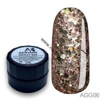 Глиттер гель Akinami Glitter Gel 06 (5гр)