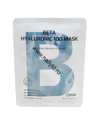 Тканевая маска Ottie Beta Hyaluronic 100 Mask(23 гр)