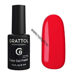 Гель-лак Grattol Color Gel Polish  - тон №083 Pure Red (9мл)