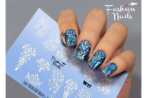 Слайдер-дизайн Fashion Nails White 017