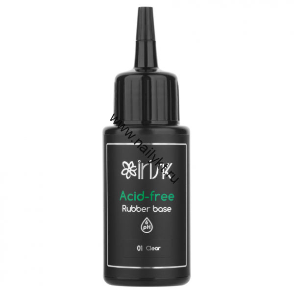 База каучуковая бескислотная Acid-free Rubber Base (01 Clear) 50мл Irisk