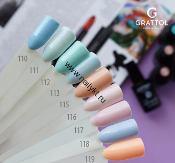 Гель-лак Grattol Color Gel Polish  - тон №112 Honeydew (9мл)