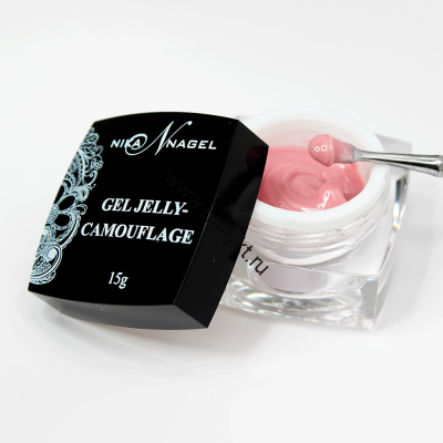 Гель-желе камуфлирующий Jelly-CAMOUFLAGE телесно-розовый Nika Nagel 15 гр