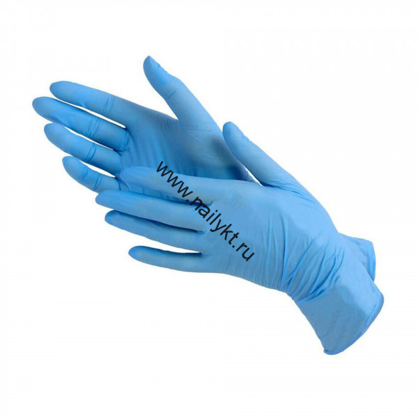 Перчатки нитриловые M 50 пар (100шт.) Flex Nitrile голубые
