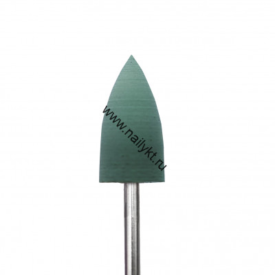 Насадка силиконовая для полировки (полировщик) TH (PL-3) 10мм G1020K Зеленая