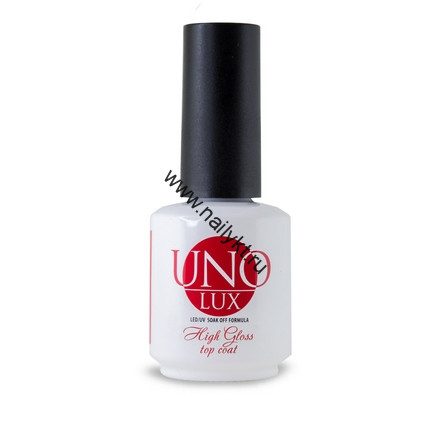 Верхнее покрытие High Gloss Top Coat UNO Lux, 16мл