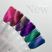 Гель-лак кошачий глаз Glam CAT 14 SOLAlove, 10мл