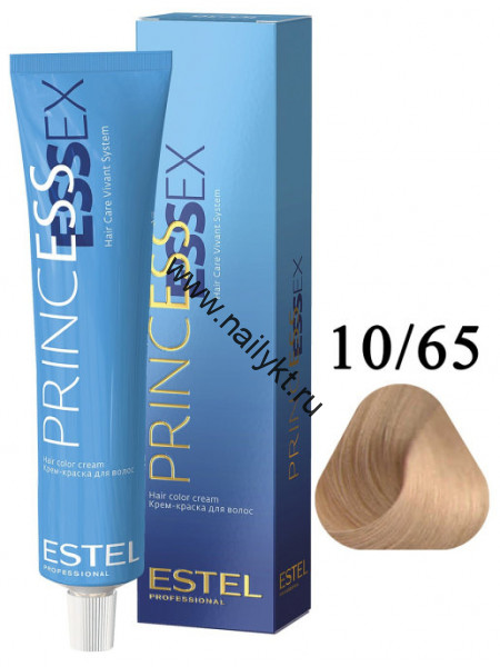 Крем-краска для волос Estel Princess Essex 10/65, Светлый блондин Фиолетово-красный, 60мл