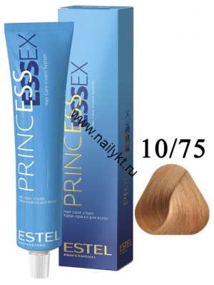Крем-краска для волос Estel Princess Essex 10/75, Светлый блондин Коричнево-красный, 60мл