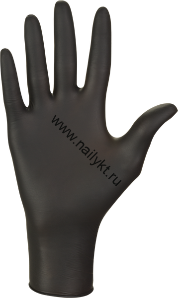 Перчатки нитриловые XS 50 пар (100шт.) MERCATOR MEDICAL Nitrylex Черные