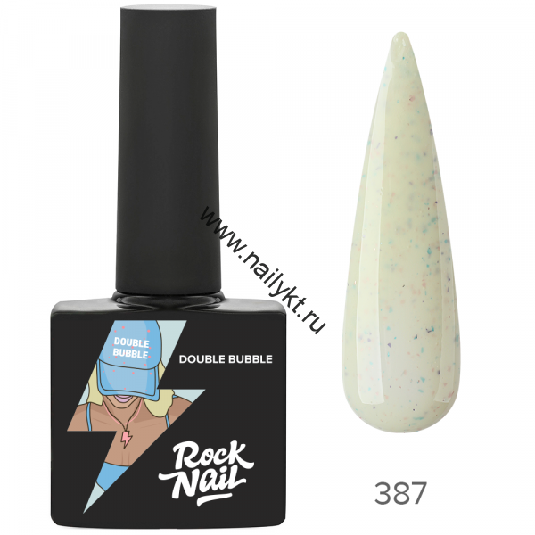 Гель-лак RockNail Double Bubble 387 ZHVACHKA PO RUBLYU 10мл