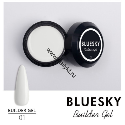 Bluesky Builder Gel 01 White 15ml Белый