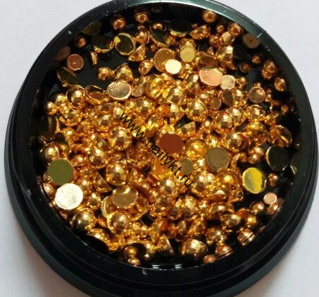 Gold pearl (жемчуг микс 1,5 2 3 мм)