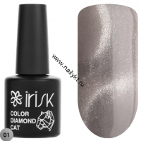 Гель-лак кошачий глаз Color Diamond Cat, 10мл (01) IRISK