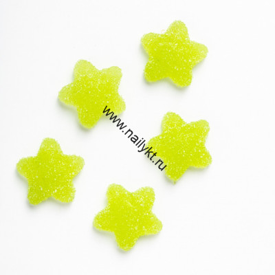 Мармелад сахарный "звездочка" зеленая