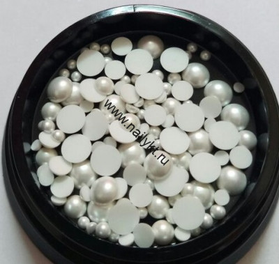 White pearl (жемчуг микс 1,5 2 3 мм)
