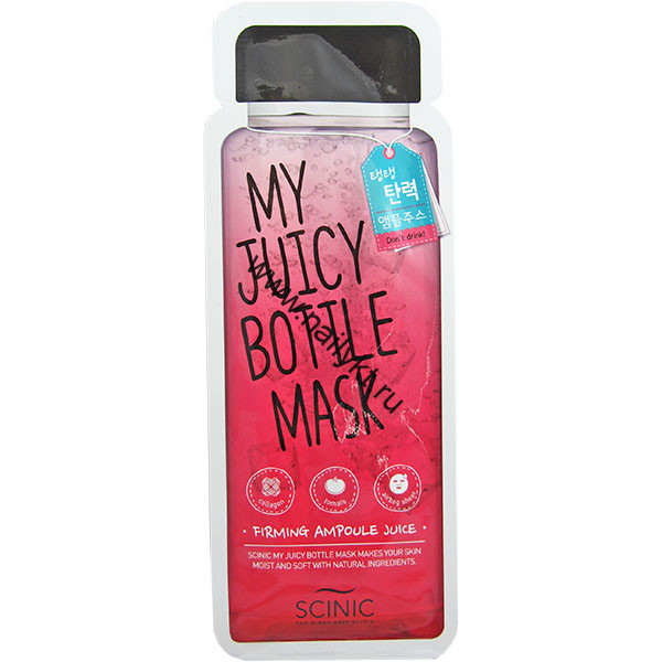 Маска тканевая укрепляющая My Juicy Bottle Mask Scinic Красный