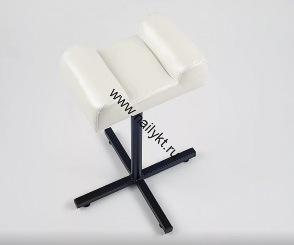 Классическая подставка для педикюра Max (подушка с боковыми валиками, белый)