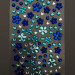 Наклейки для ногтей, лица и тела микс с цветочками синие/голубые ZOO 1843