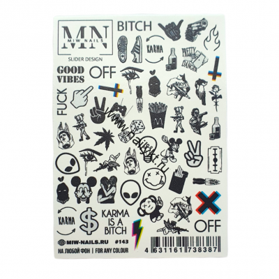 Слайдер дизайн #143 mini Miw Nails