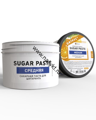 Сахарная паста для шугаринга "Цитрус" Средняя 550гр MILV