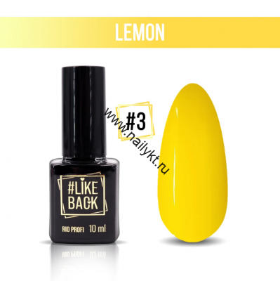 Гель-лак Like Back Lemon от Rio Profi №03 10мл