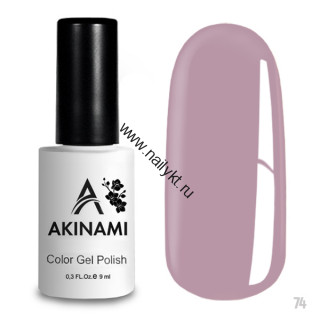 Гель-лак AKINAMI Color Gel Polish тон №074 Bride (9мл)