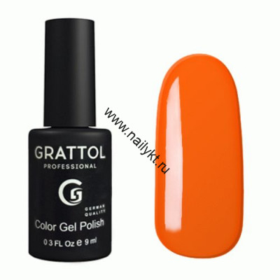 Гель-лак Grattol Color Gel Polish  - тон №029 Orange Red (9мл)